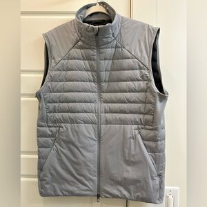 Lululemon Mens Grey Down for It All Vest Sz L